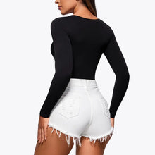 1+1 AKCIA RunwayShape EverydayControl Tvarujúci Bodysuit s Dlhým Rukávom