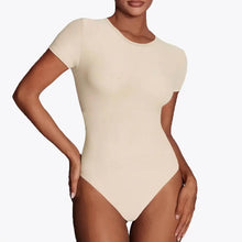 1+1 AKCIA RunwayShape EverydayControl Crew Neck Tvarujúci Bodysuit S Krátkym Rukávom Tangá